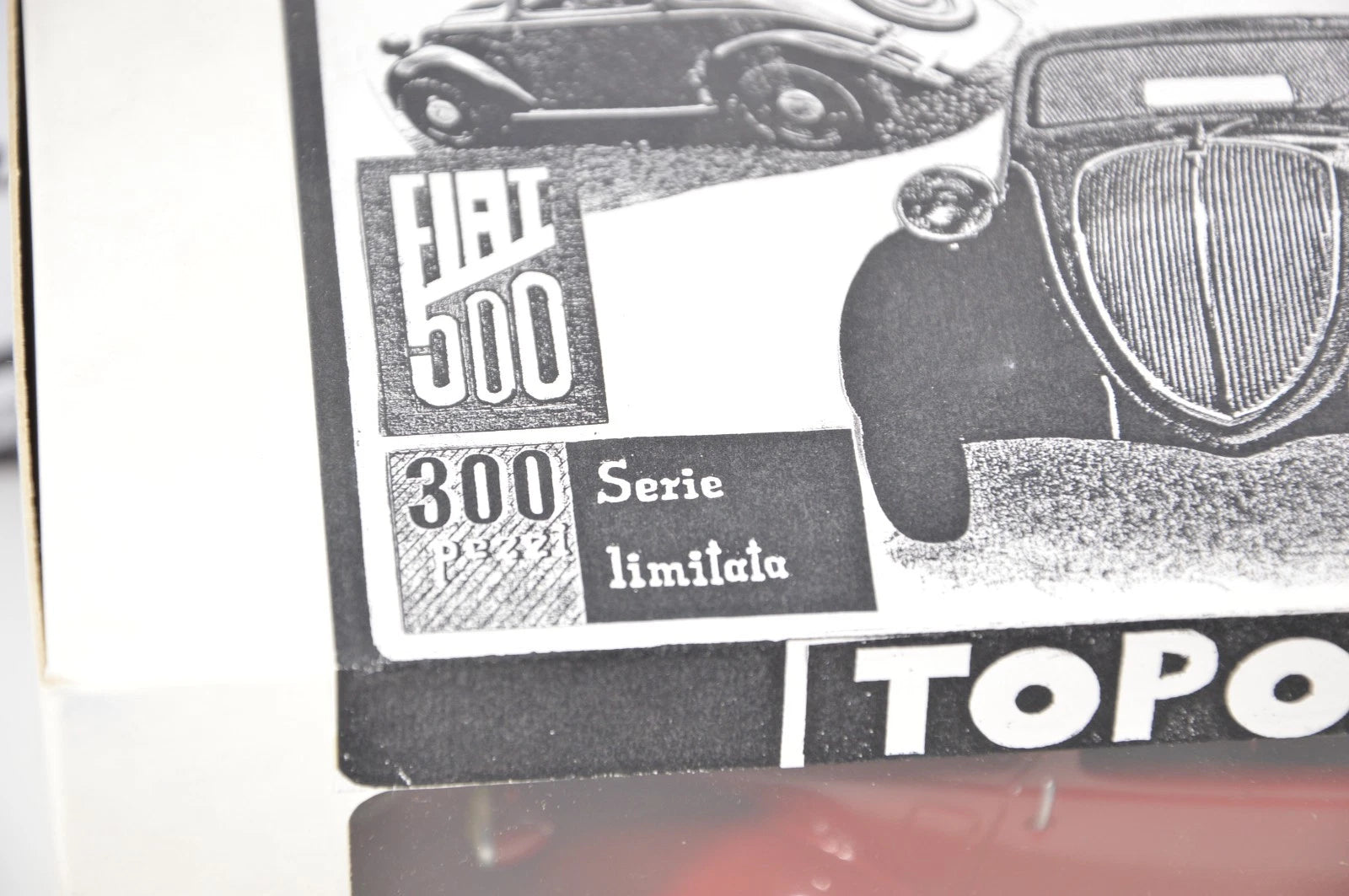 Fiat 500 Topolino Mamone scala 1:18 resina edizione limitata 300 pezzi