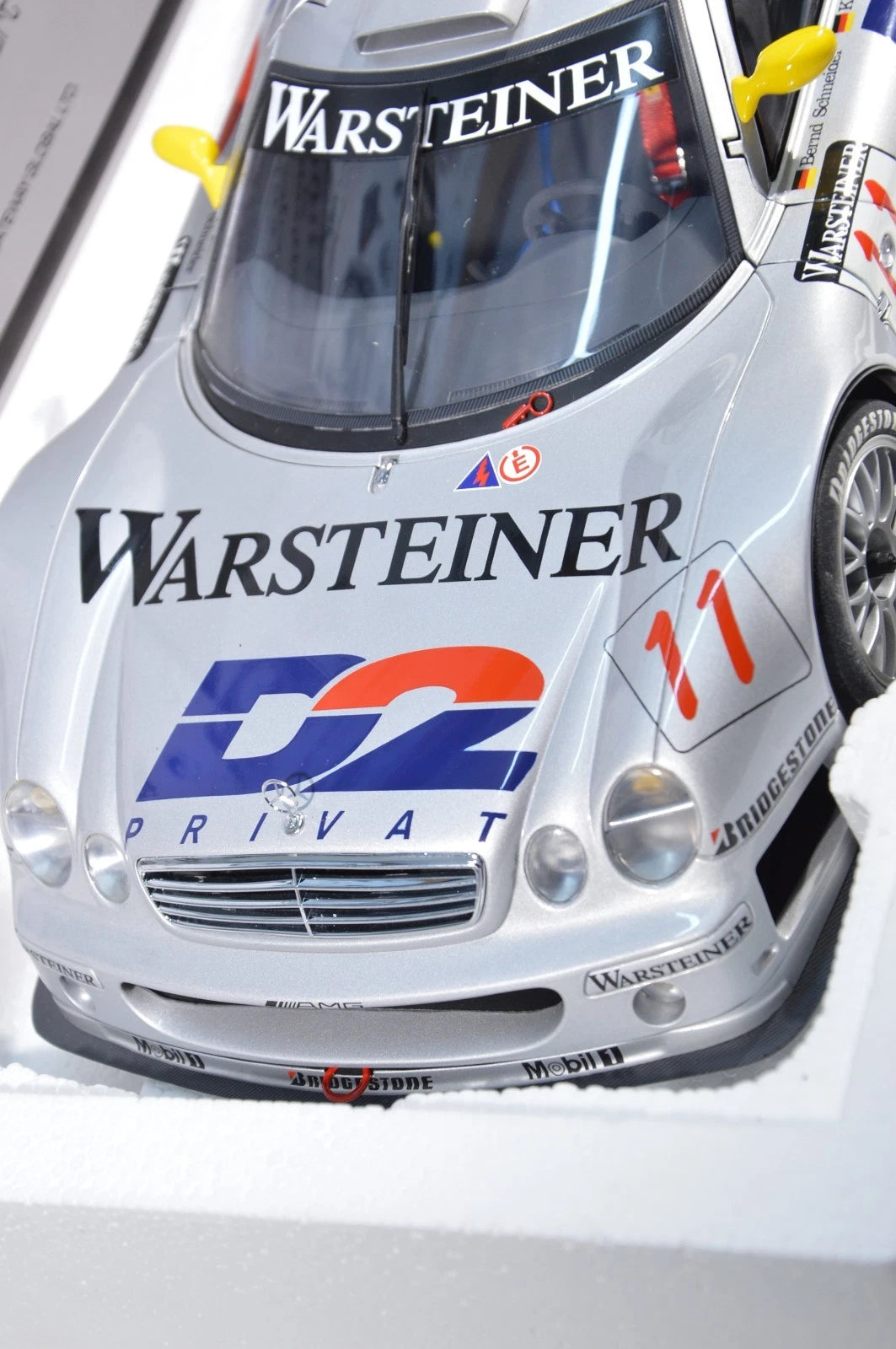 Mercedes Benz CLK GTR Fia gt 1997 GT1 Champion scala 1:12