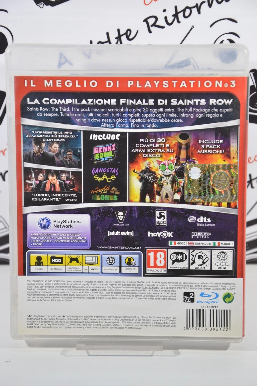 Saints Row The third The full package Playstation 3 essentials