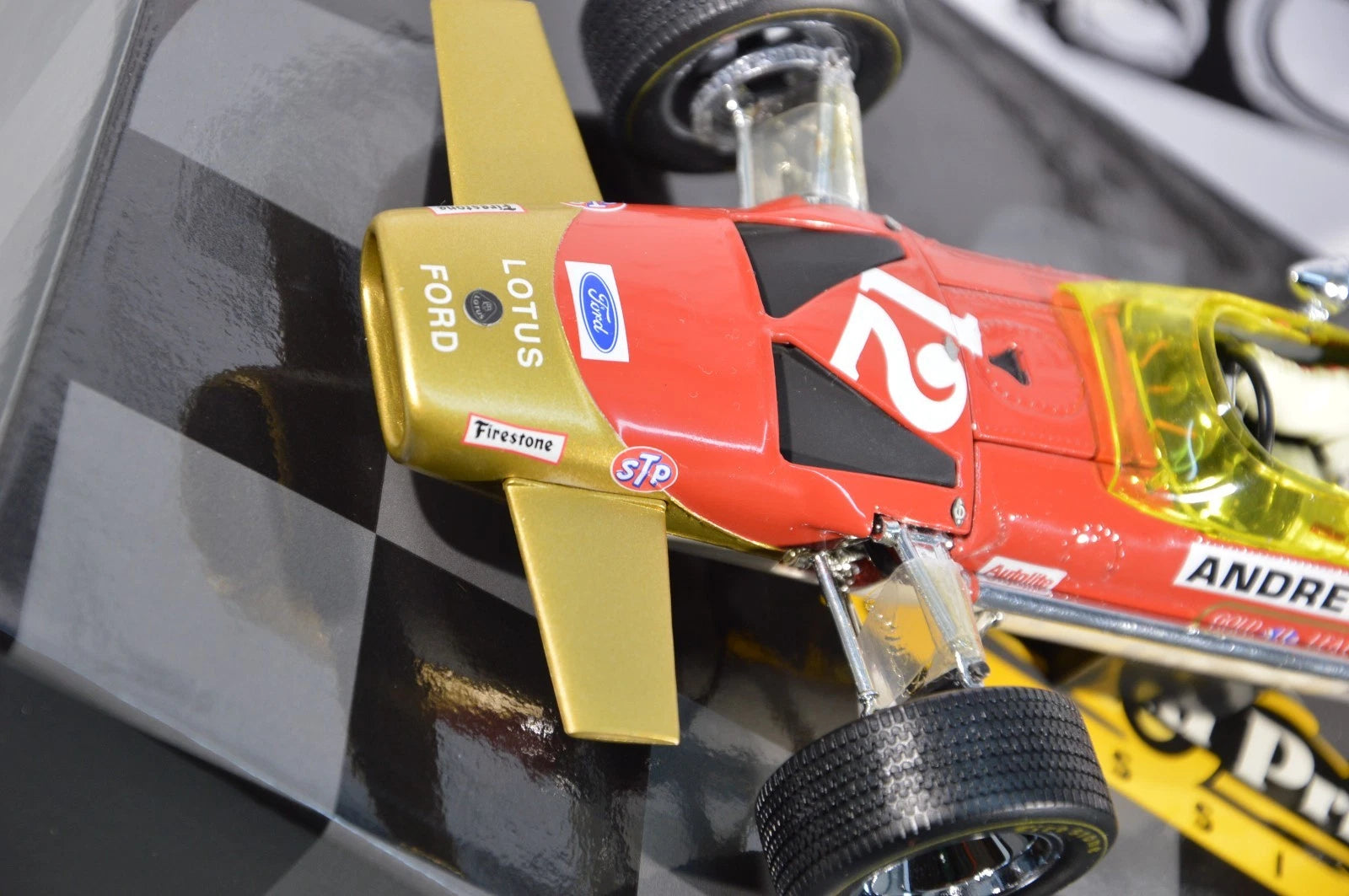 Lotus Ford 49B M.Andretti #12 Exoto 1:18