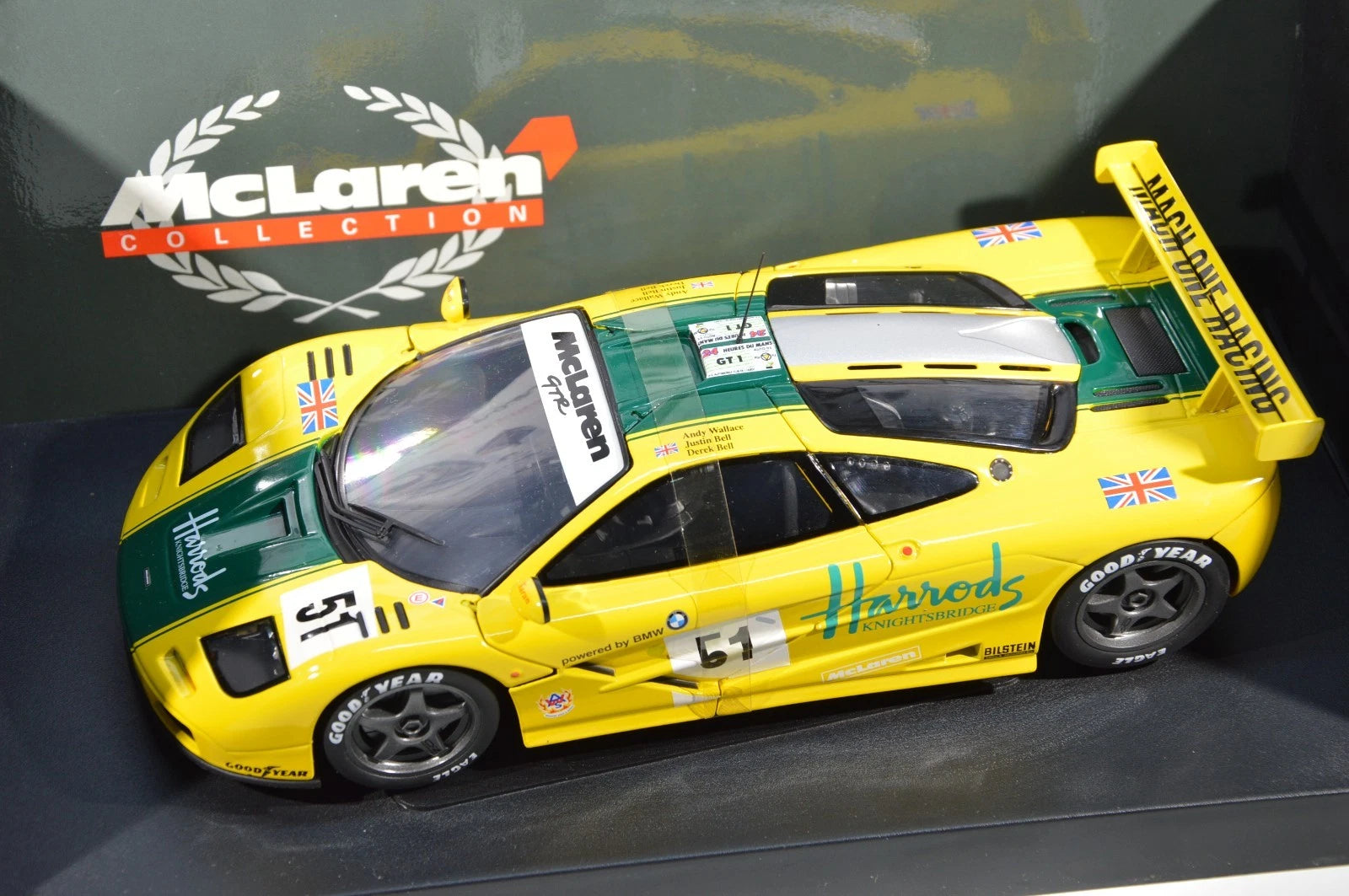 Mclaren F1 Gtr Mach one Paul's model art scala 1:18